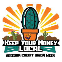AZ Credit Union Week - Keep Your Money Local Logo